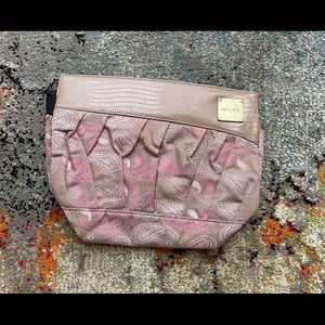 Miche classic soft shell paisley taupe & pink.